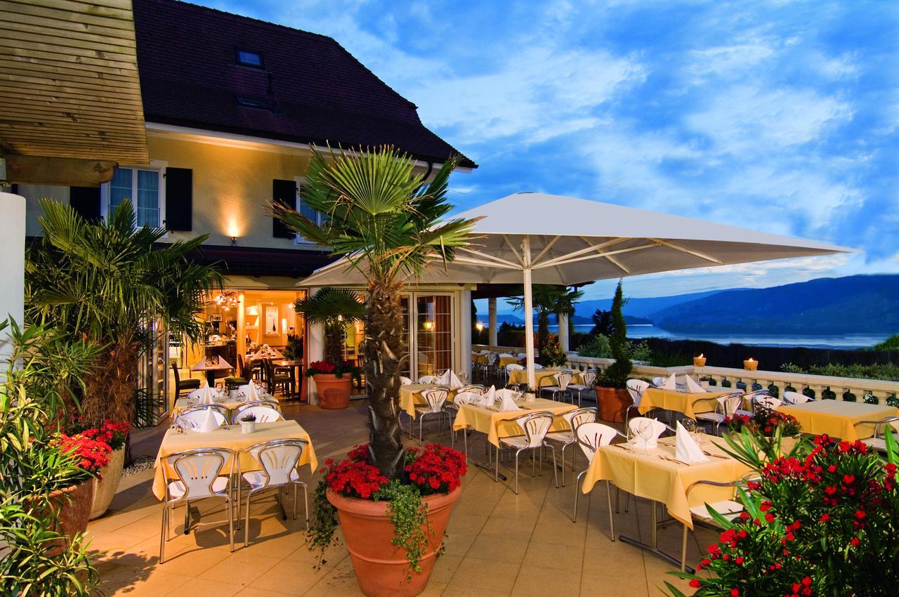 Restaurant-Hotel Seeblick Morigen Exterior foto